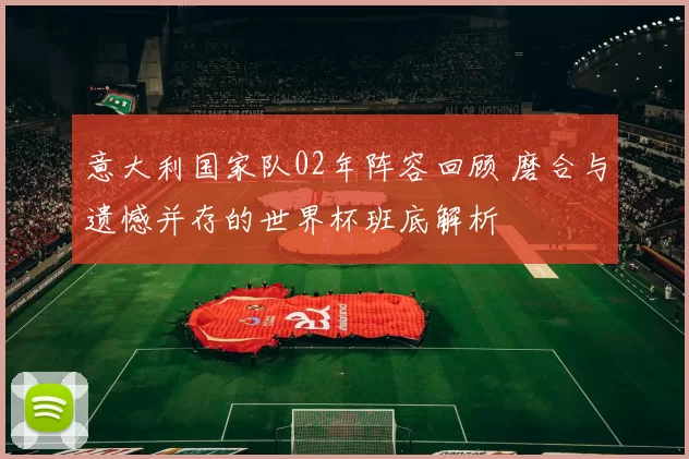 意大利国家队02年阵容回顾 磨合与遗憾并存的世界杯班底解析